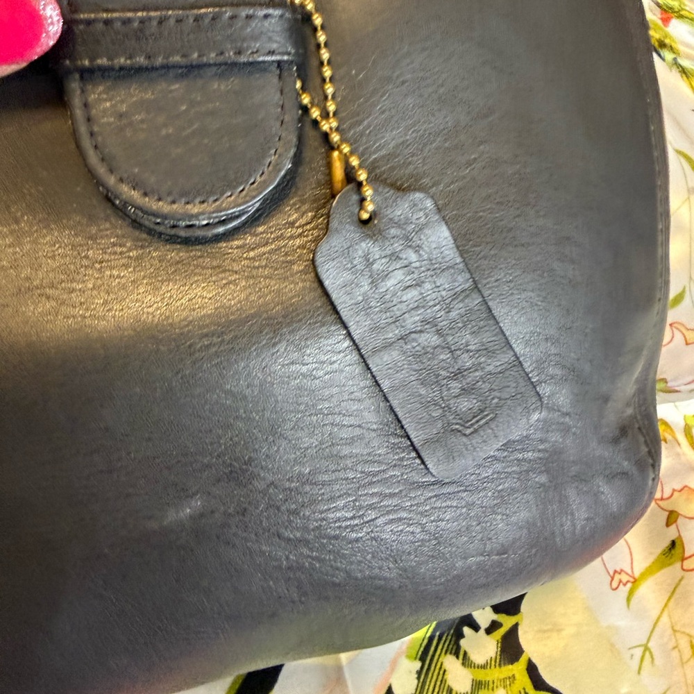 Coach Back Sac Backpack Vintage| Black Leather | Style E6H-4134 - Picture 14 of 15